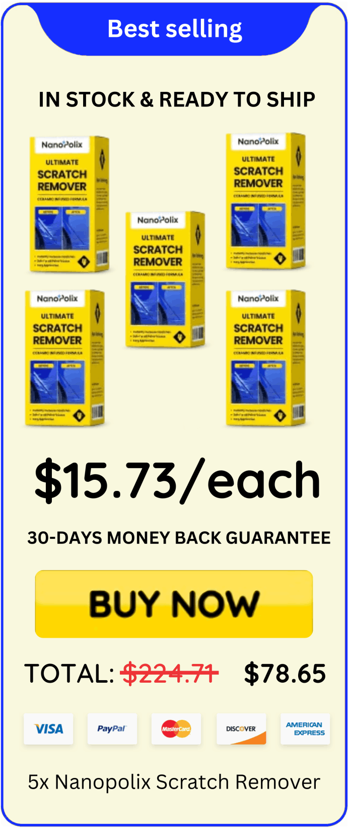 Nanopolix Scratch Remover offer price