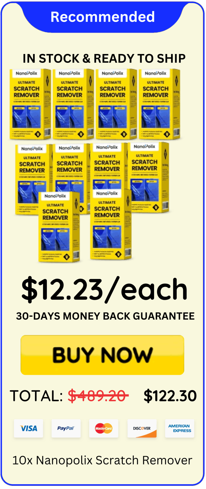 Nanopolix Scratch Remover offer price